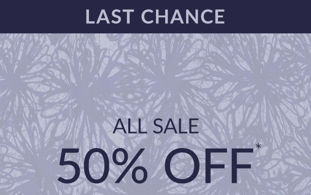 50% off sale styles