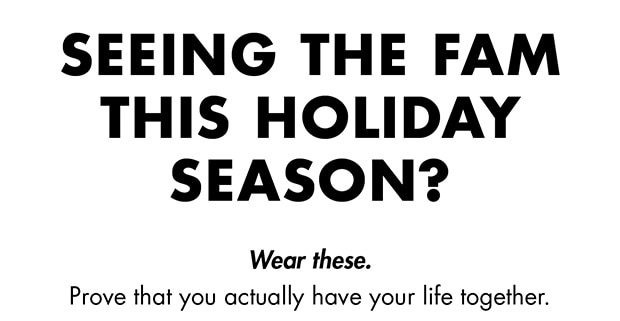 Seeing the fam this holiday season?