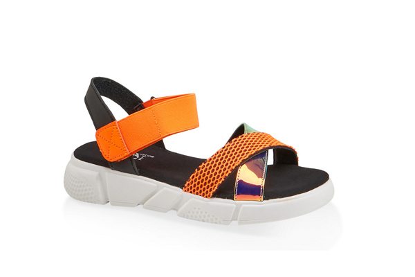 Criss Cross Strap Sporty Platform Sandals