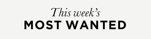 This week's most wanted