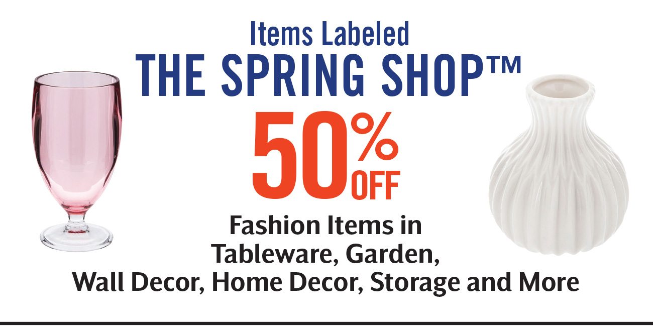 50% Off Spring Shop