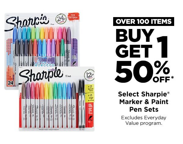 Select Sharpie Marker & Paint Pen Sets