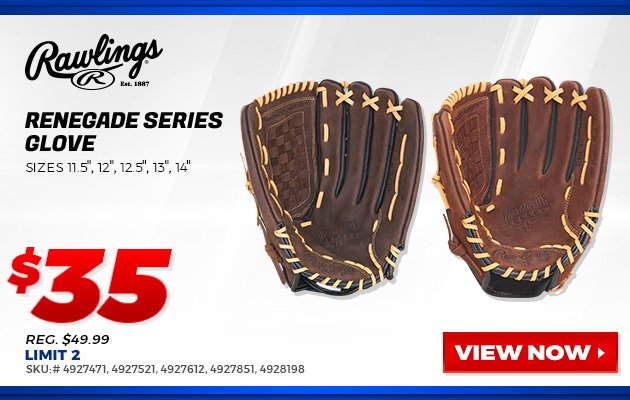 Rawlings Renegade Select Series Glove