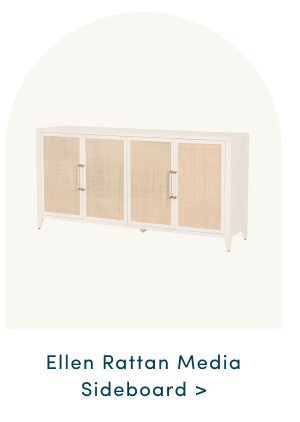 Ellen Rattan Media Sideboard