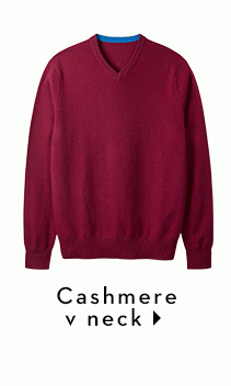 Cashmere V-Neck - Deep Raspberry Pink