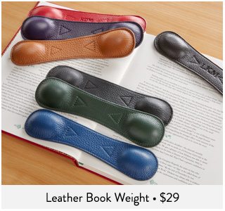 Leather Book Weight