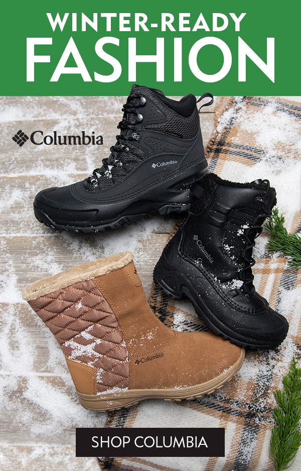 Winter-ready fashion. Shop Columbia!