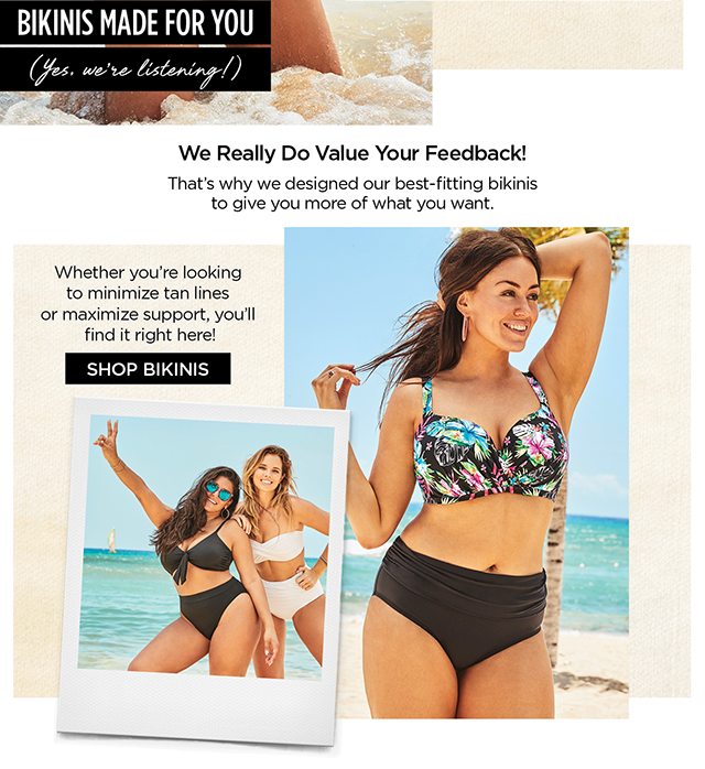 Bikinis Made For You - shop bikinis