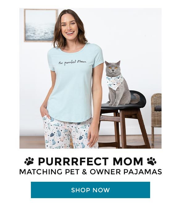 Purrrfect Mom Matching Pet & Owner Pajamas