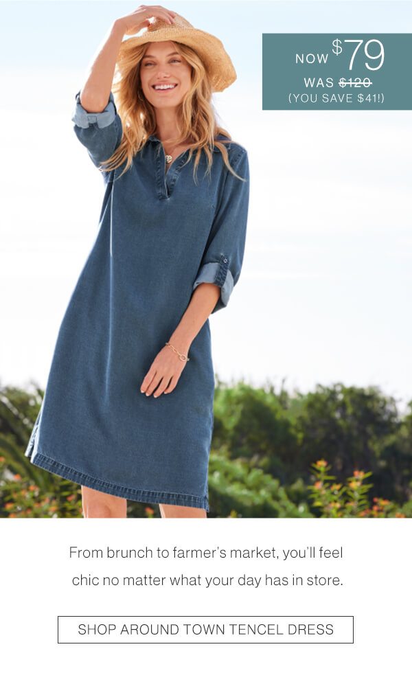 Shop Around Town Tencel Dress