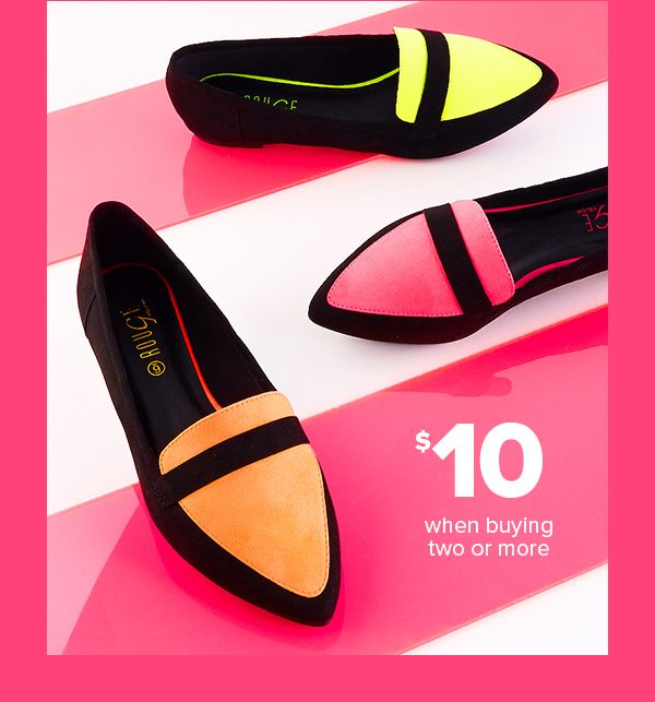 Shop $10 Shoes