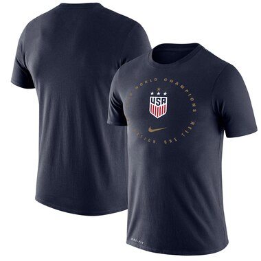 USWNT Nike 2019 FIFA Women's World Cup Champions Legend T-Shirt – Navy