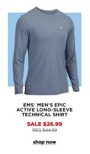 EMS Men's Epic Active Long-Sleeve Technical Shirt - Click to Shop Now