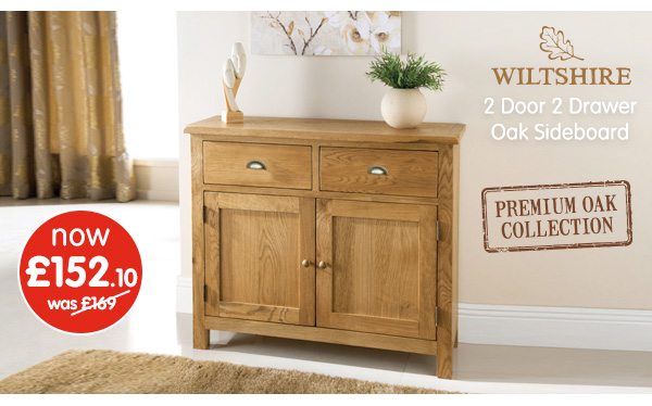 Wiltshire oak deals sideboard b&m