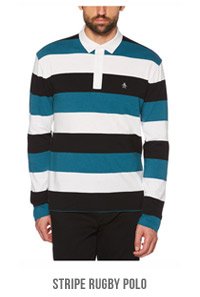 STRIPE RUGBY POLO