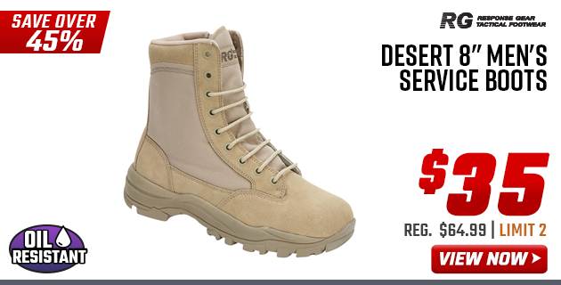 Response Gear Desert 8" Men's Service Boots