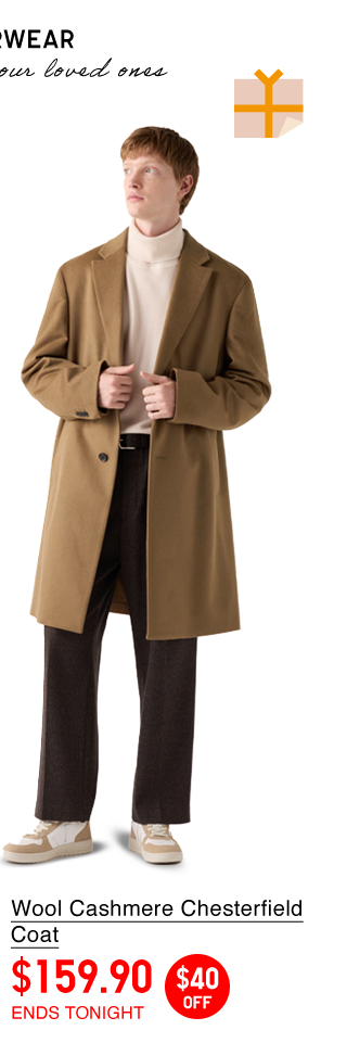 PDP 2 - MEN WOOL CASHMERE CHESTERFIELD COAT