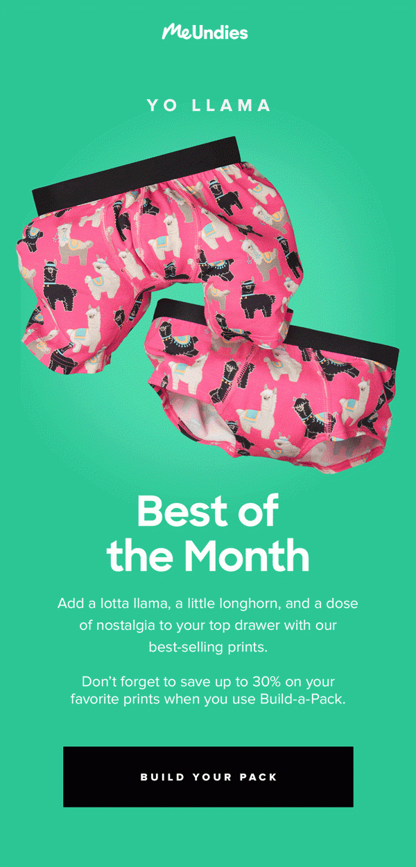 Best of the Month Don’t forget to save up to 30% on your favorite prints when you use Build-a-Pack. `