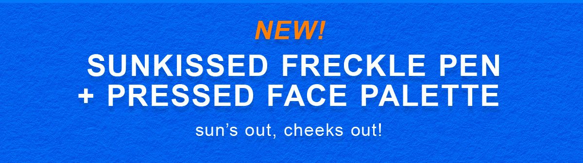 SUNKISSED FRECKLE PEN + PRESSED FACE PALETTE