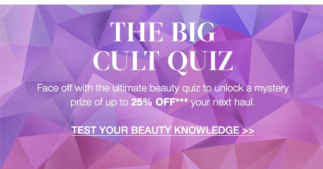 THE BIG CULT QUIZ