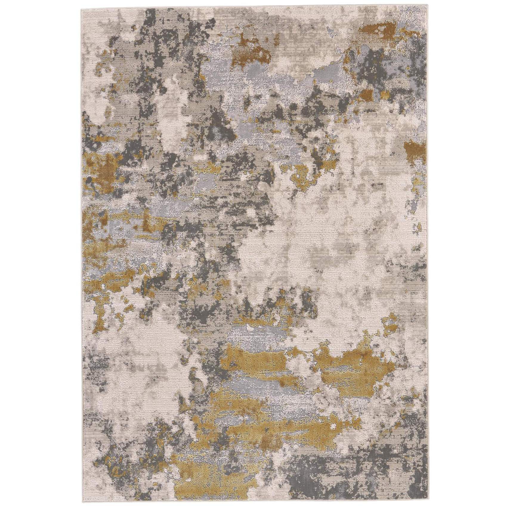 Image of Feizy Rug Waldor 3970F, Gold/Birch