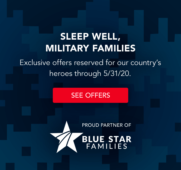 Sleep well, Military families | See offers