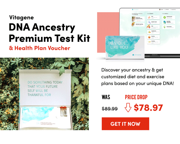 Vitagene DNA Ancestry Testing Kit | Get It Now 