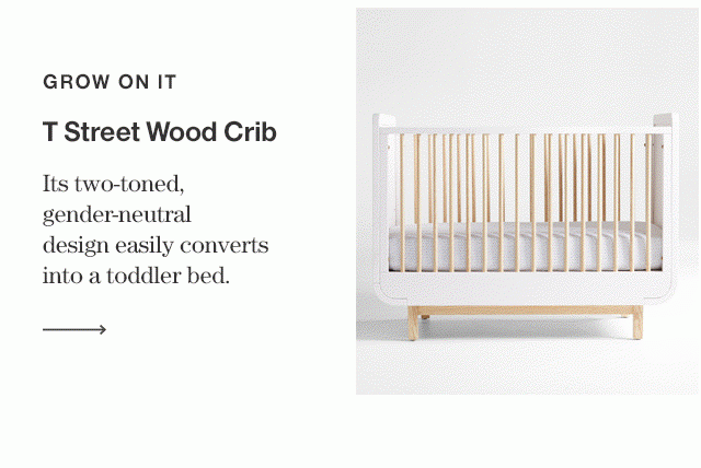 T Street Wood Crib