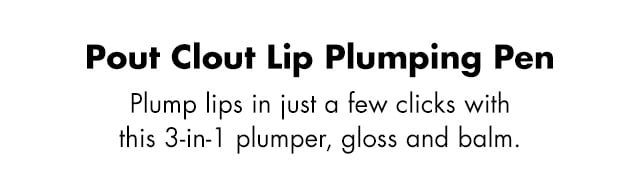 Plump lips in just a few clicks with this 3-in-1 plumper, gloss and balm