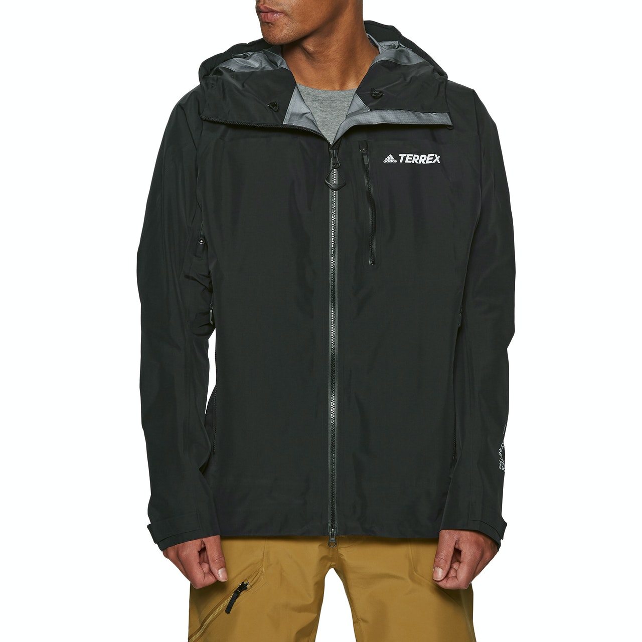 Adidas Terrex Techrock Gore-tex Pro Jacket Mens Waterproof Jacket - Black/white