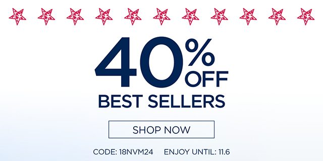 40% Off Best Sellers - Shop Now