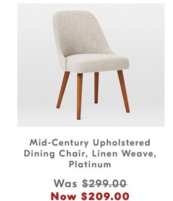 Mid-Century Upholstered Dining Chair