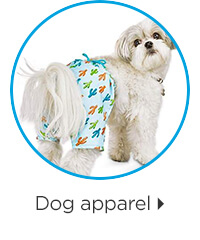 Dog apparel.