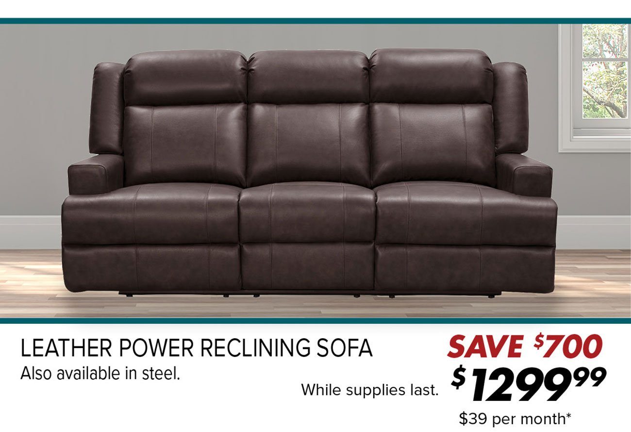 Leather-power-reclining-sofa