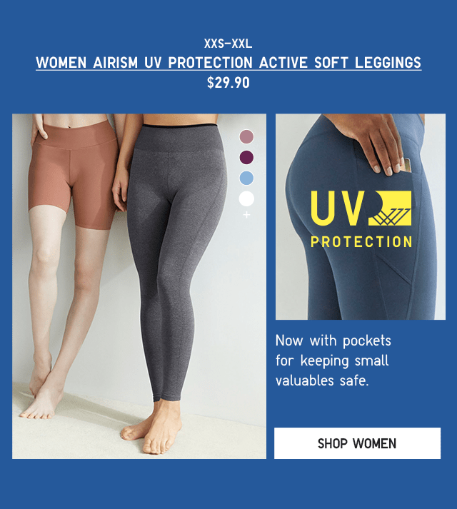 PDP3 - WOMEN AIRISM UV PROTECTION ACTIVE SOFT LEGGINGS