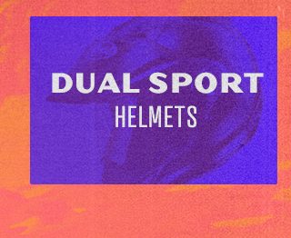 Dual sport helmets