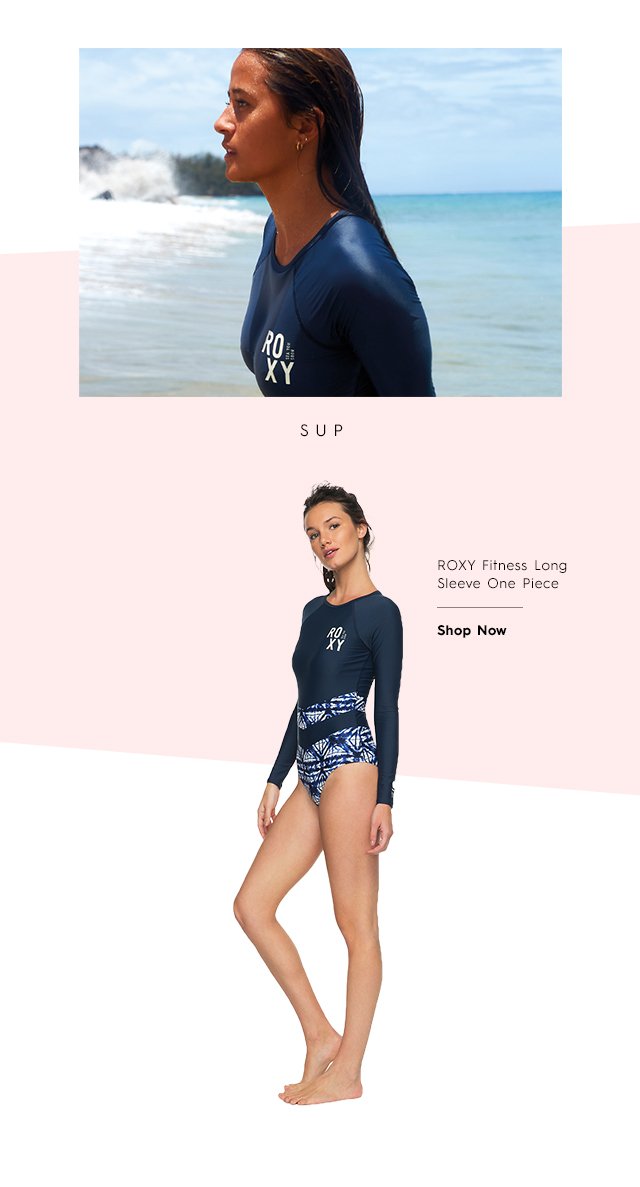 Quaternary - ROXY Fitness Long Sleeve One Piece