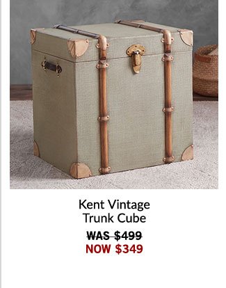 Kent Vintage Trunk Cube