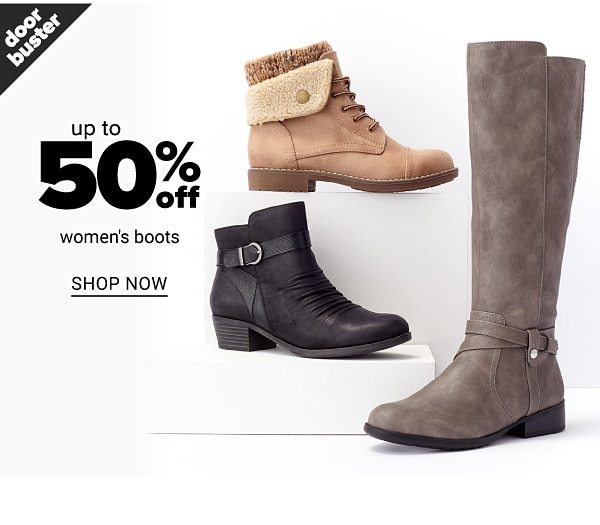 Up to 50% Off Women's Boots - Shop Now