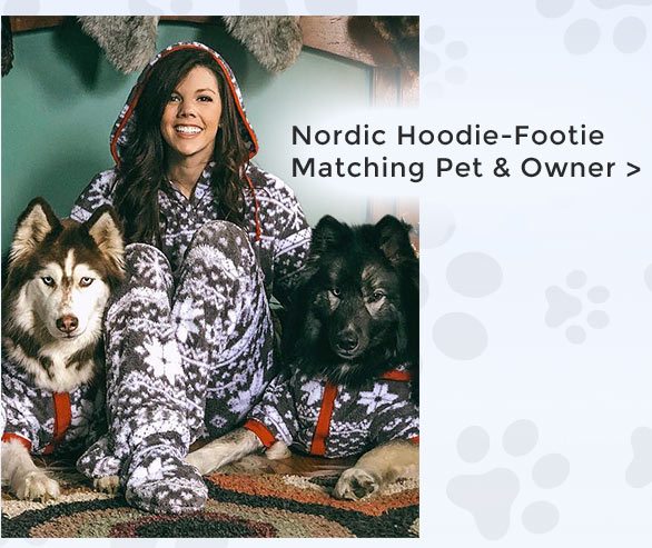Nordic Hoodie-Footie Matching Pet & Owner
