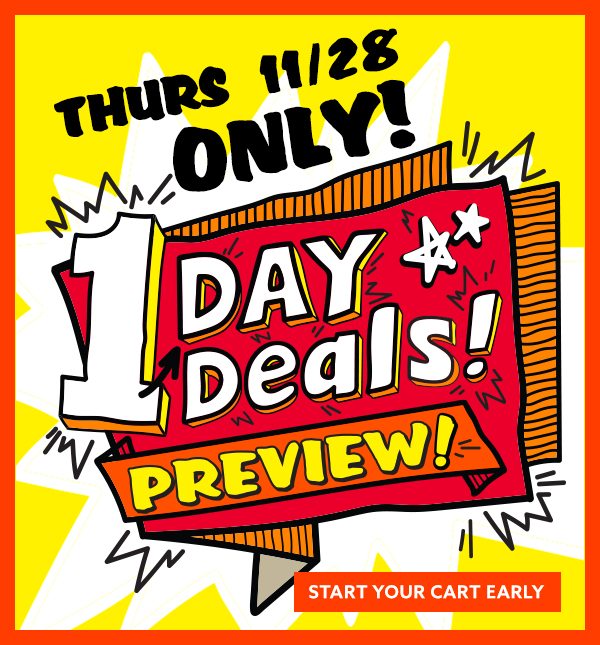 1 Day Deals Preview