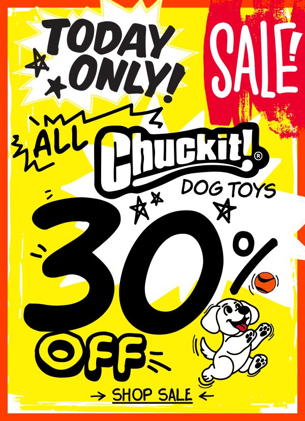 Chuckit! Dog Toys 30% Off