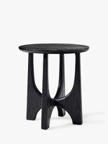 Tanner Hemlock Wood Side Table, Black