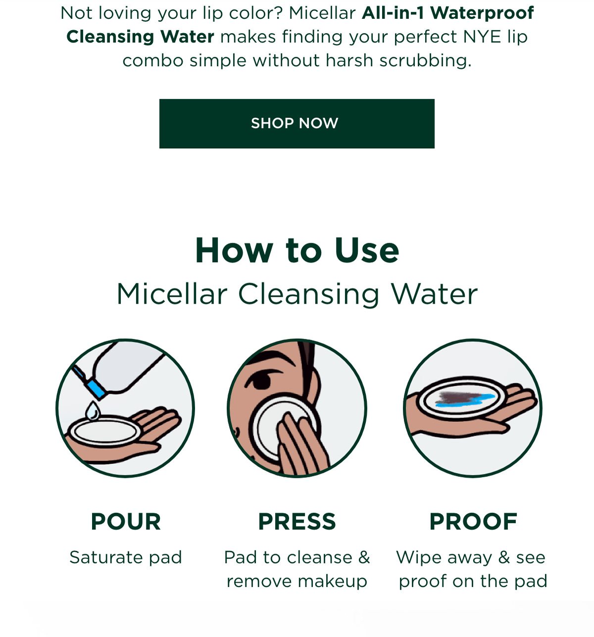 How to use Micellar Cleansing Water