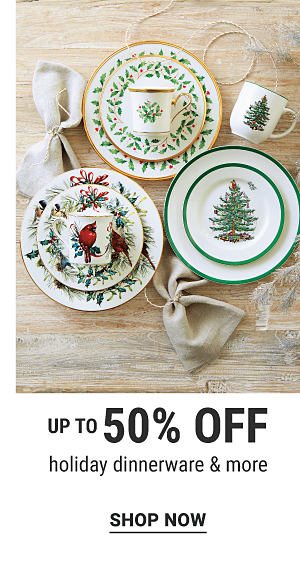 Up to 50% off holiday dinner and more. Shop Now.