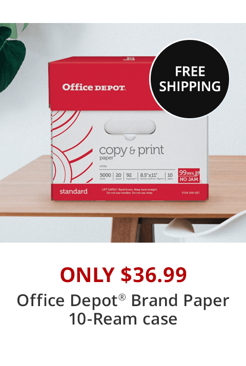 $36.99 Office Depot Brand copy paper