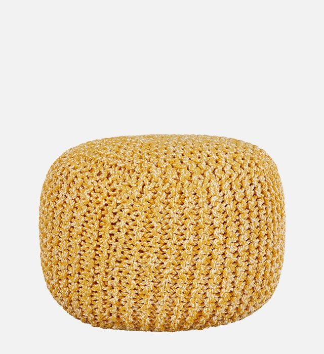 House by John Lewis Chunky Knit Pouffe