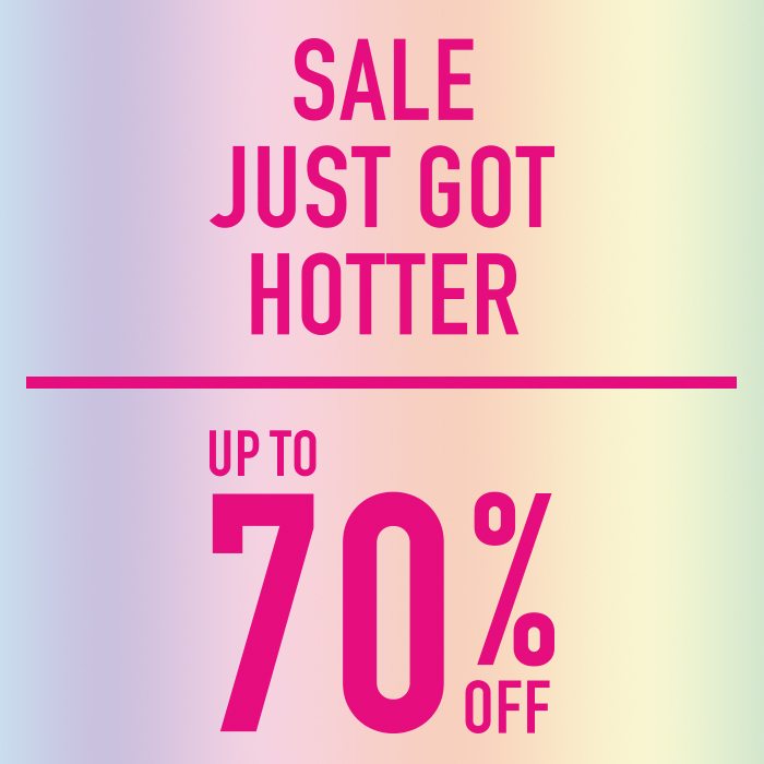 Up to 70% off Sale