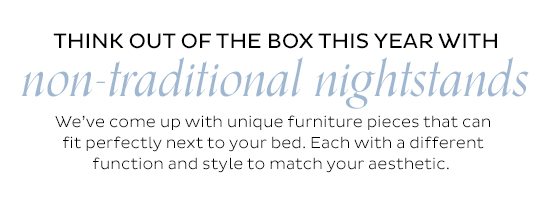 Shop Non-traditional Nightstands