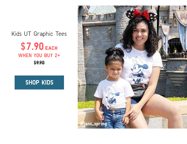 KIDS UT GRAPHIC TEES $7.90 EACH WHEN YOU BUYS 2+